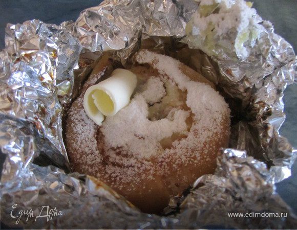 Яблоки с творогом и изюмом Яблоки с творогом и изюмом