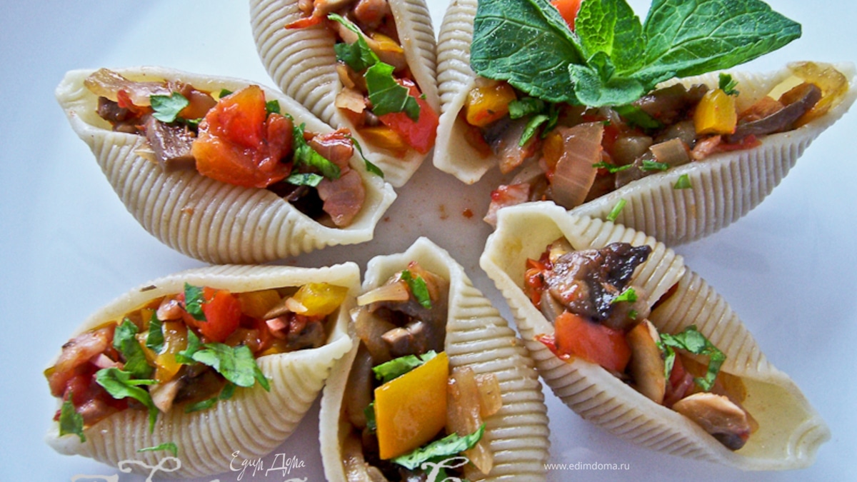 Закуска в ракушках