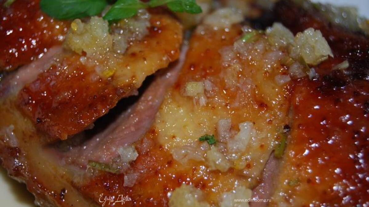 Утка с мятным соусом