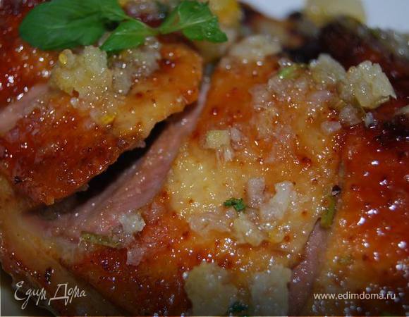 Утка с мятным соусом Утка с мятным соусом