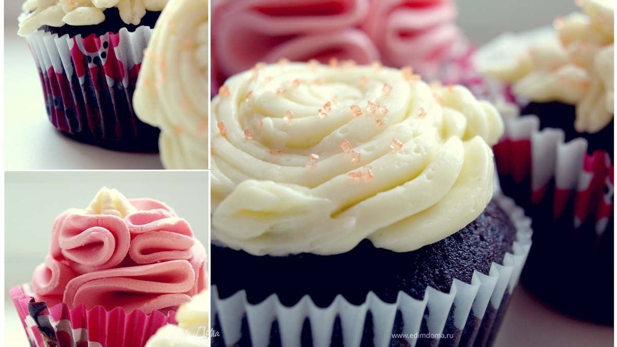 Шоколадные капкейки. Спасибо Группе поддержки 