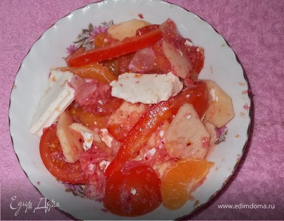 Пикантный салат с сыром "Delissir"