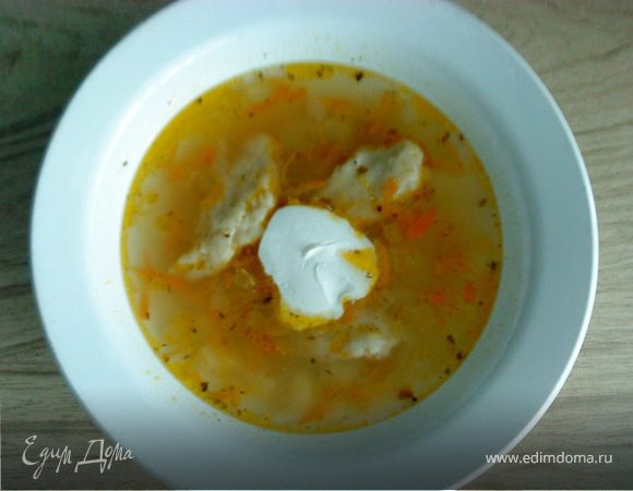 Суп с мясными клецками Суп с мясными клецками
