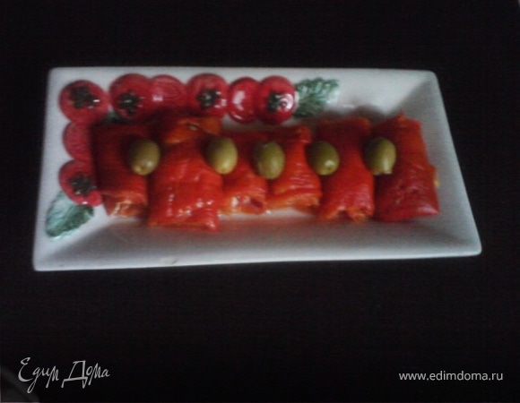 Рулетики из перца Рулетики из перца