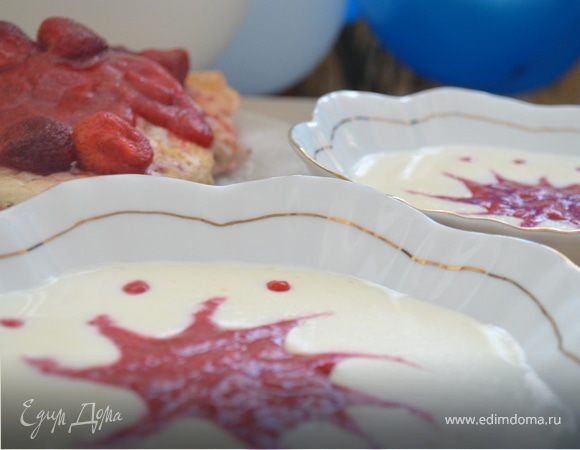 Суп молочный с клубникой. Суп молочный с клубникой.