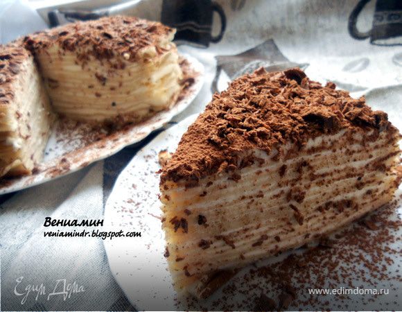 Блинный торт "Тирамису" для Ольга♥Ч