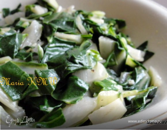 Вегетарианский салат с мангольд Вегетарианский салат с мангольд