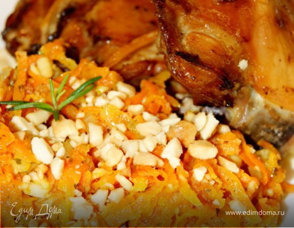 Курица с соленым лимоном и морковь с арахисом Курица с соленым лимоном и морковь с арахисом