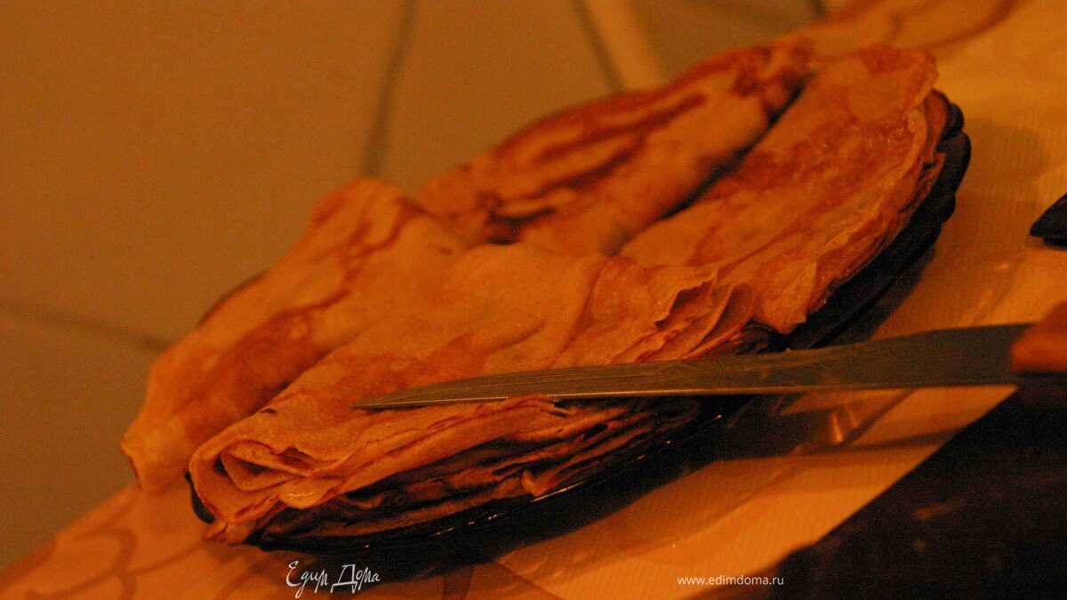 Гречишные блины с маслом