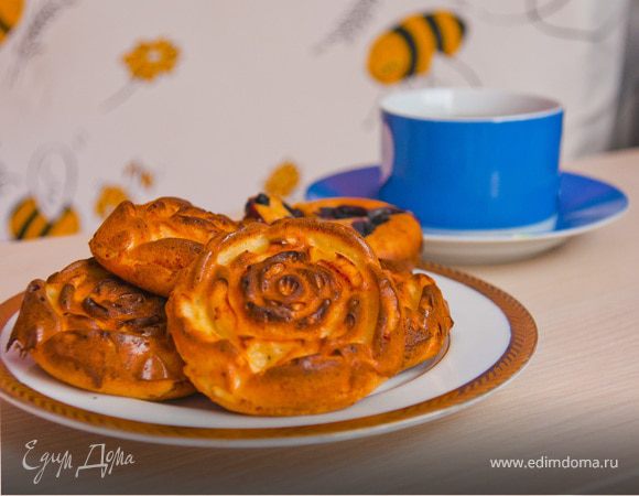 Творожники утренние с черникой