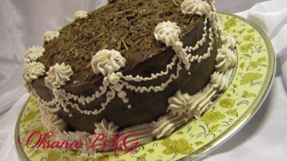 Торт "Шоколадно-карамельный"