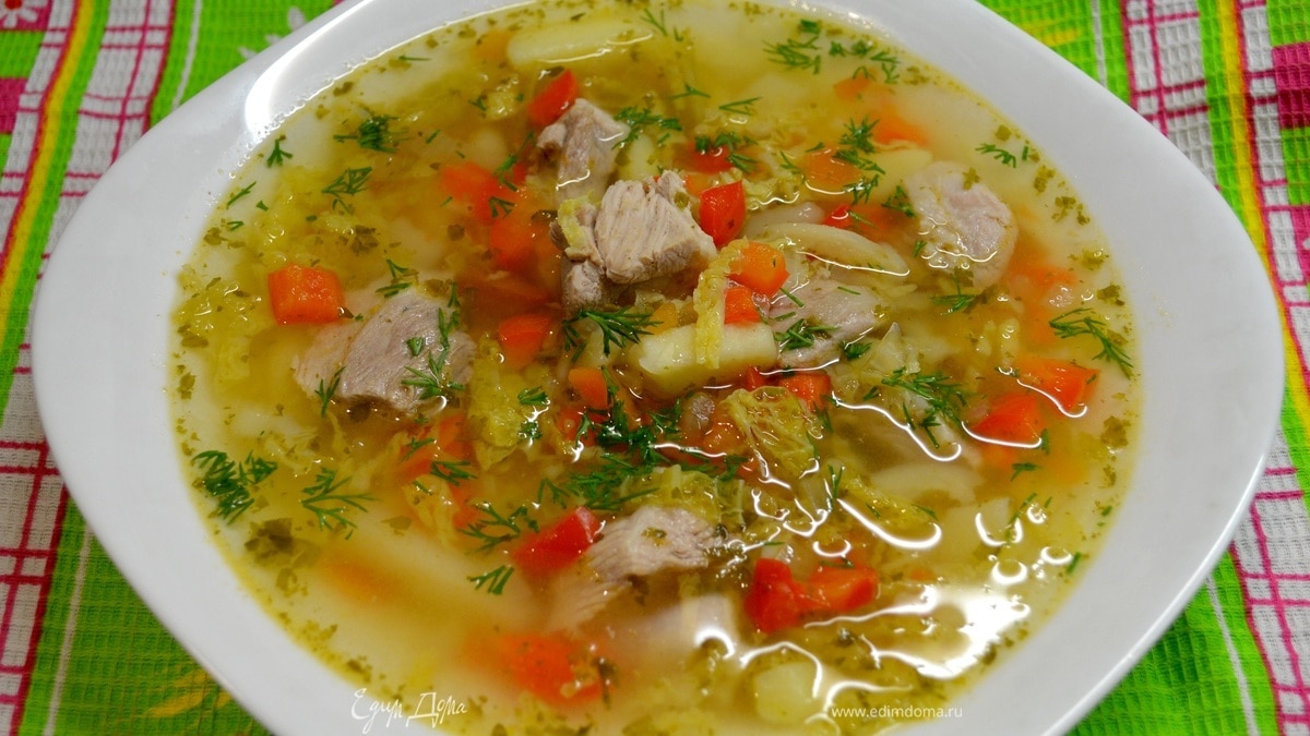 Щи из савойской капусты