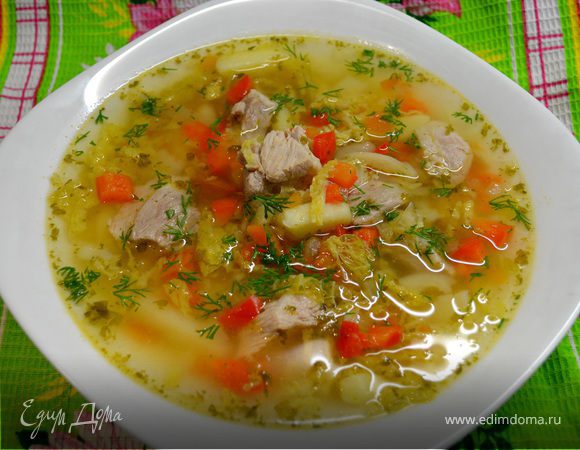 Щи из савойской капусты