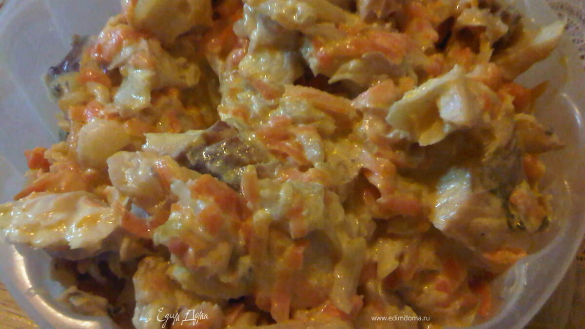 Рыбка, маринованная в майонезе