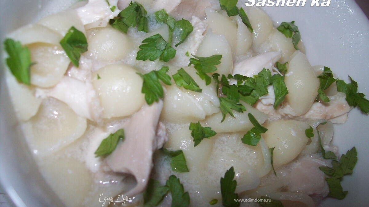 Куриная лапша по - французски