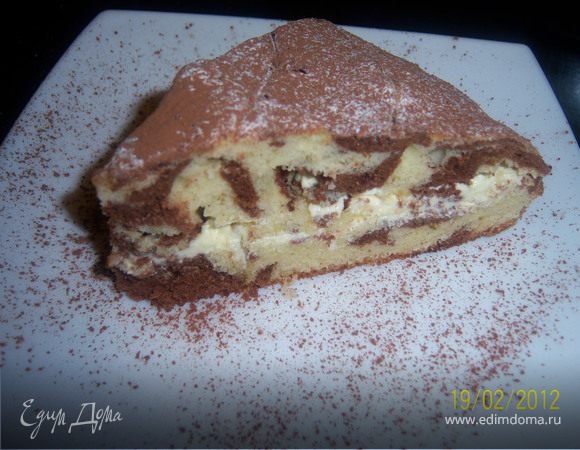 Торт "Зебра" с "Швейцарским меренговым кремом" от Маши Торт "Зебра" с "Швейцарским меренговым кремом" от Маши