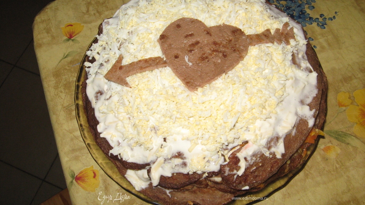 Печеночный тортик