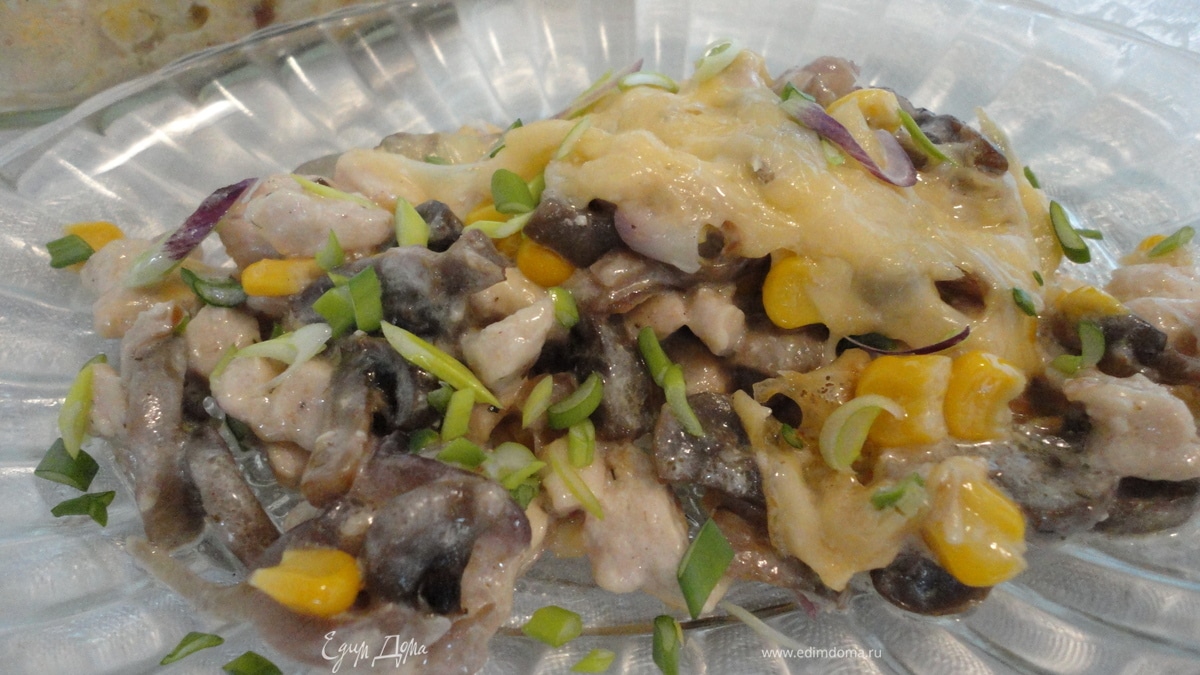 ''Для тебя любимого!" (горячий салат)