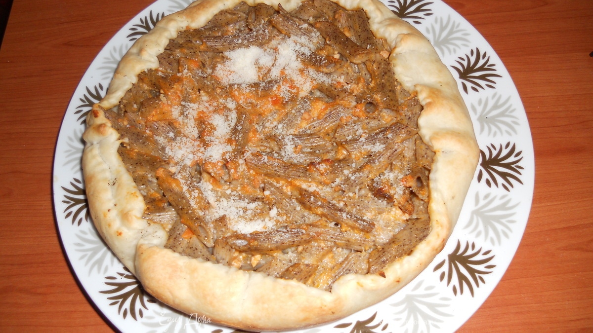 Пирог из макарон