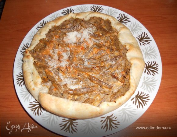 Пирог из макарон