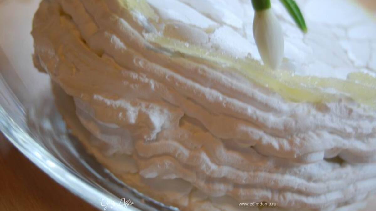 Десерт "Подснежник для Симы"