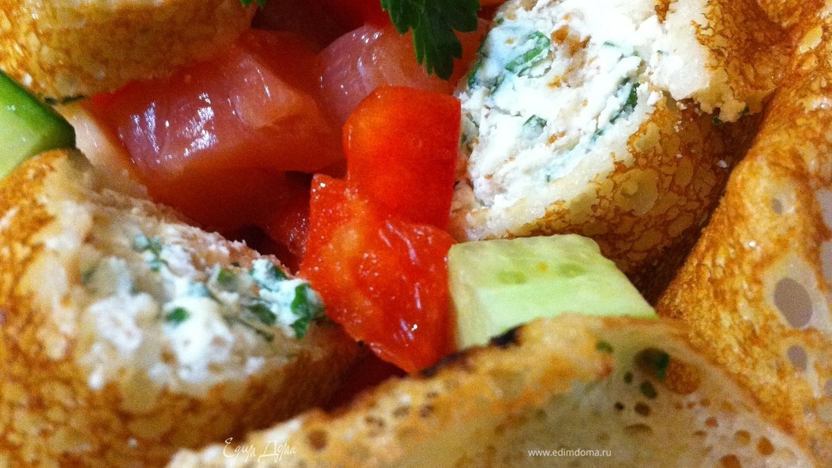 Блинная радость  (салатик)