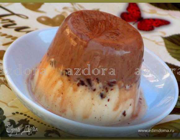 Панна котта с маскарпоне, шоколадом и ликёром Bailey’s