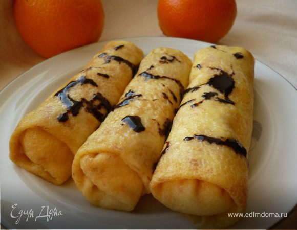 Дважды апельсиновые блинчики Дважды апельсиновые блинчики