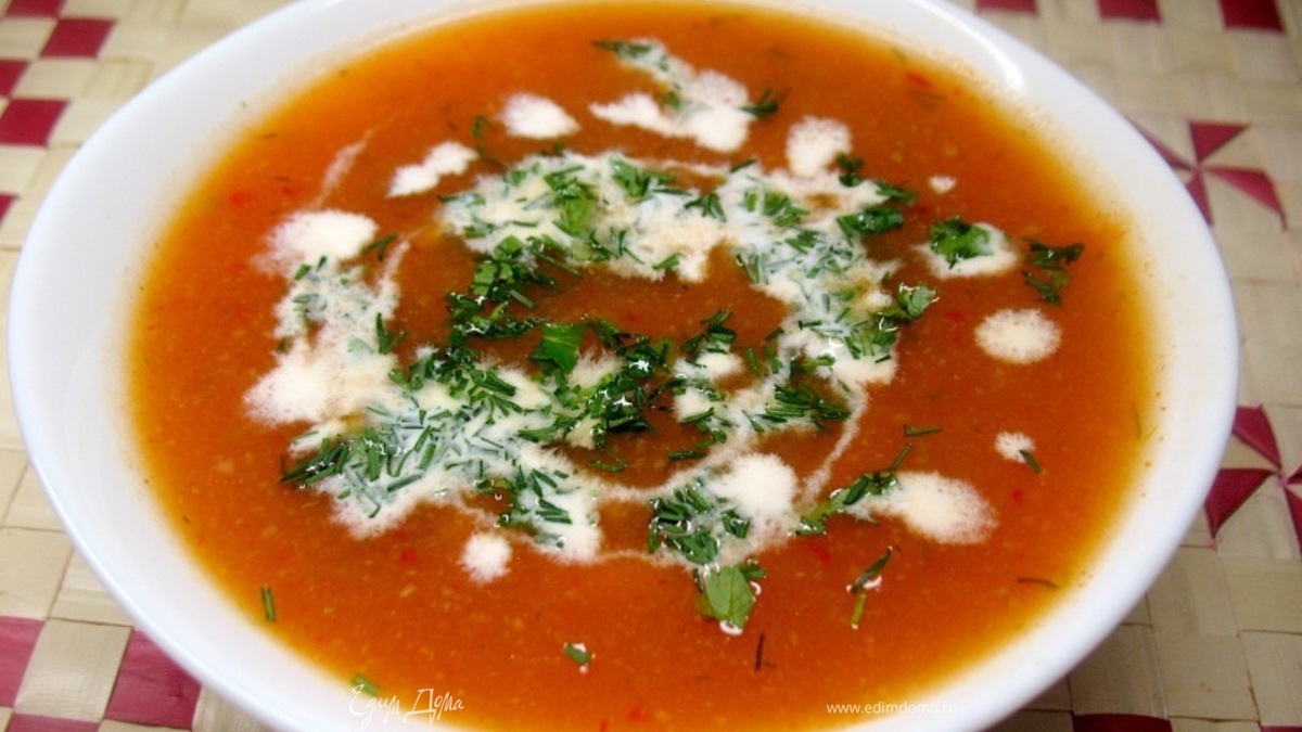 Суп из корня сельдерея