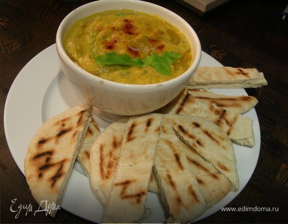 Дип из запеченных баклажанов, перцев и кинзы Дип из запеченных баклажанов, перцев и кинзы