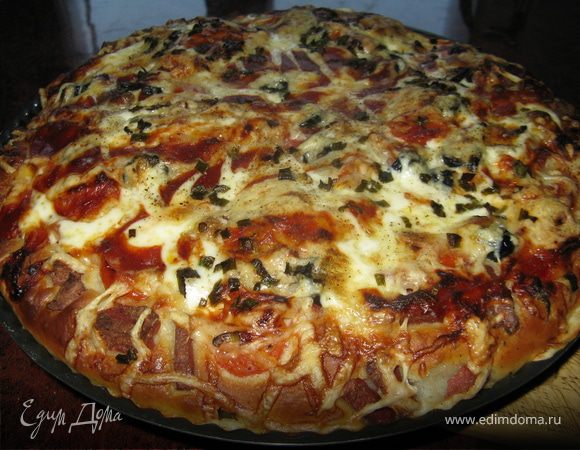 Пицца, почти итальянская Пицца, почти итальянская