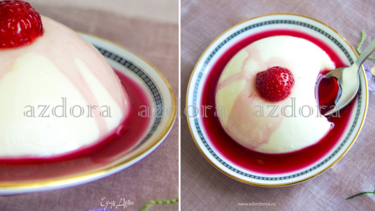Панна котта "Amore mio" (классический вариант)