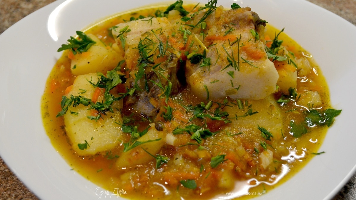 Картошка со свиными ребрами