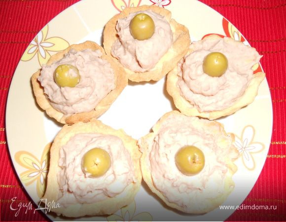 Корзиночки с кремом из фасоли Корзиночки с кремом из фасоли