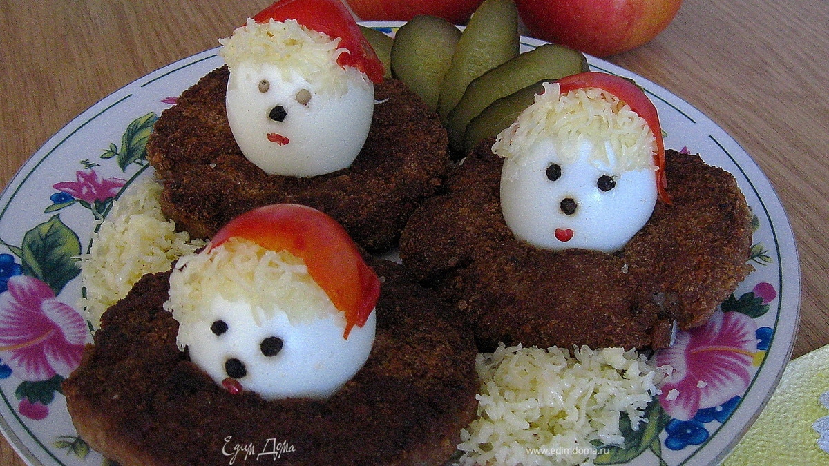 Котлета "Красная  шапочка".