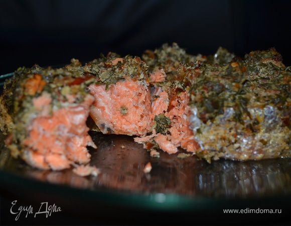 Красная рыба в средиземноморском стиле