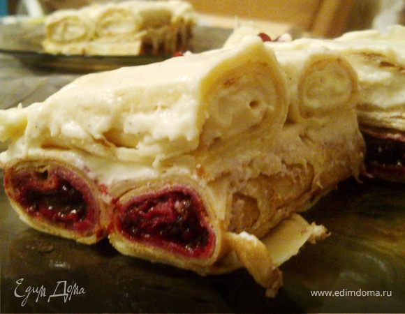 Блинчатый тортик "К 23 февраля для любимого"