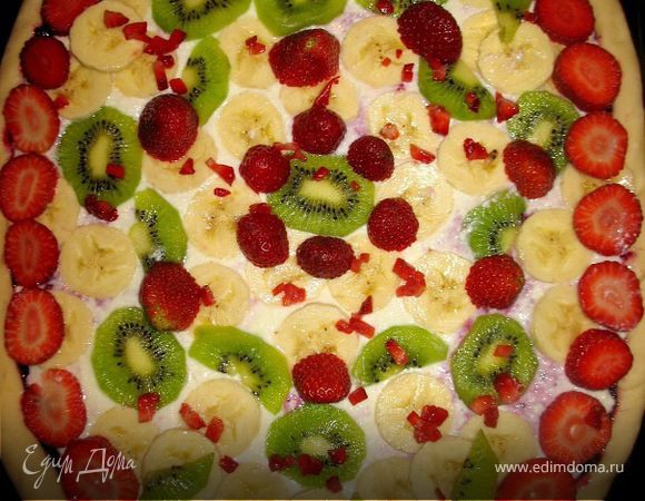 Фруктово-ягодная пицца
