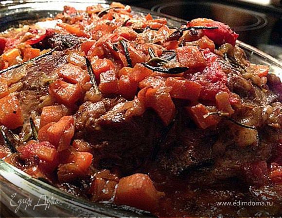 Баранья нога с розмарином Баранья нога с розмарином