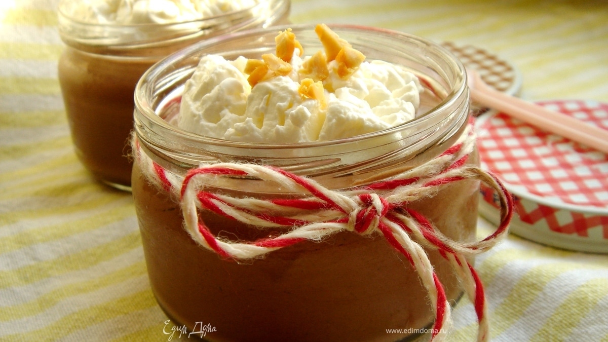 Домашнее шоколадное мороженое 