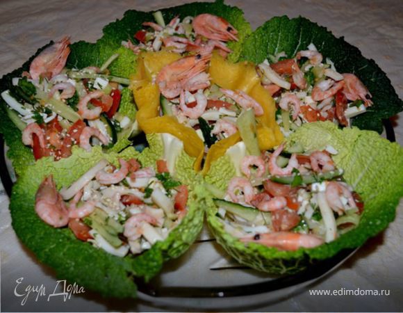 Морской салат в чешуе Дракона!)