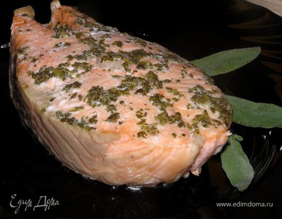Лосось c шалфеем