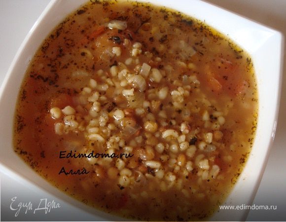 Суп из чечевицы с булгуром Суп из чечевицы с булгуром