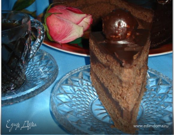 Торт "Шоколадно-шоколадный" (или еще одна вариация Трюфеля) Торт "Шоколадно-шоколадный" (или еще одна вариация Трюфеля)