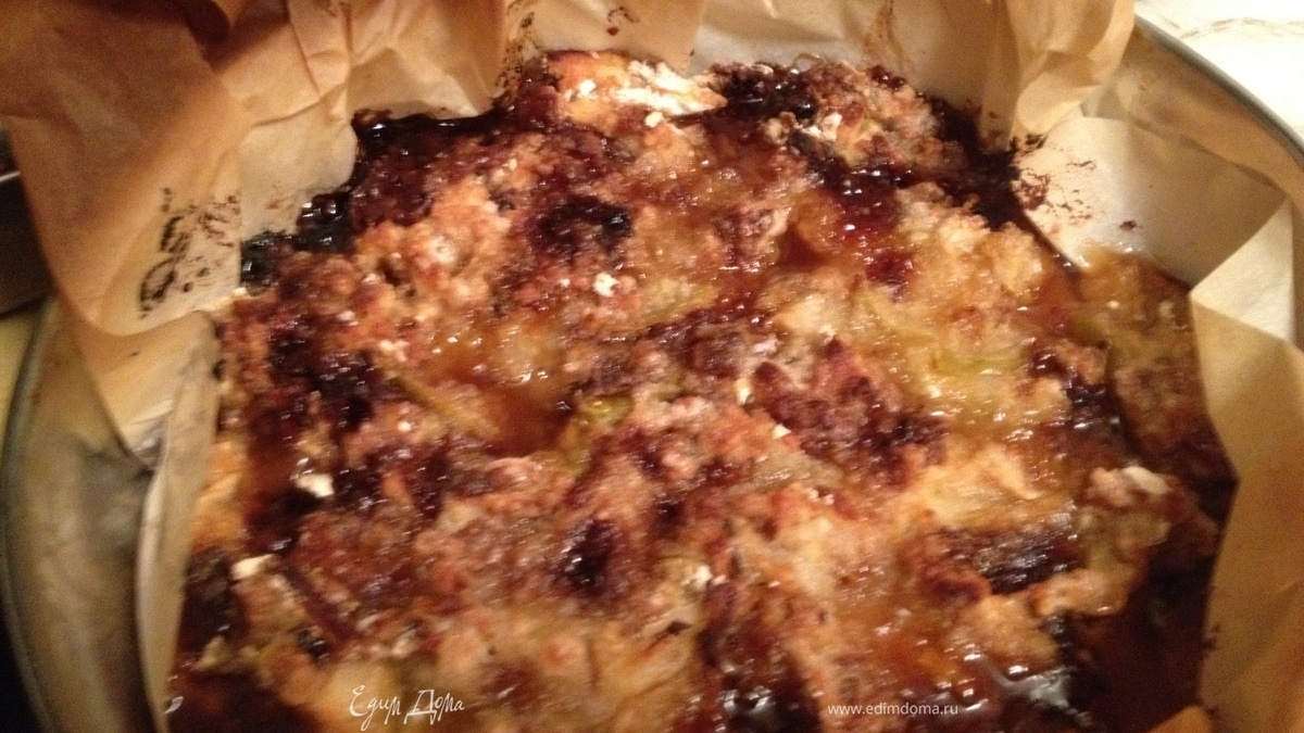 Торт яблочный