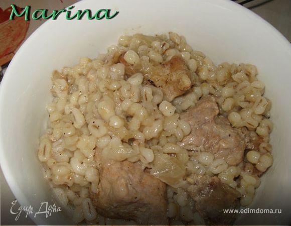  Перловая каша с мясом