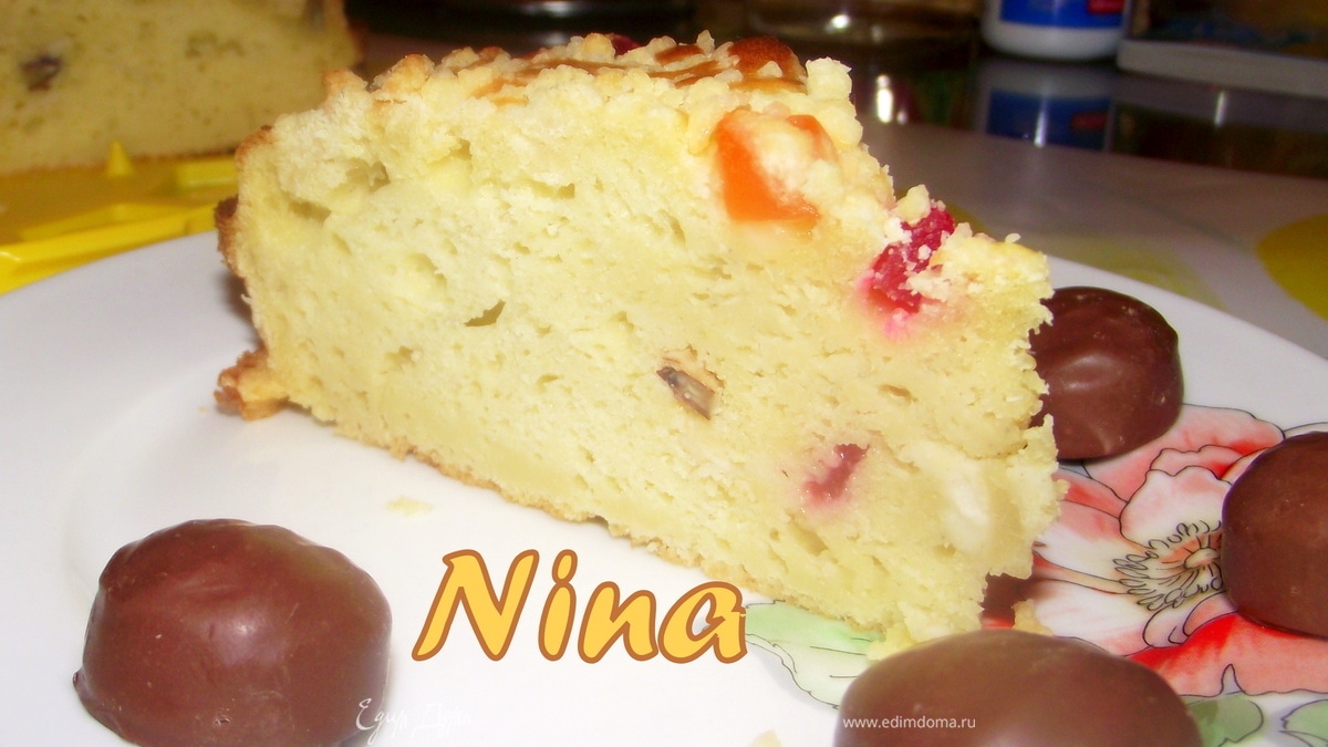 Сочный Американский сметанный пирог