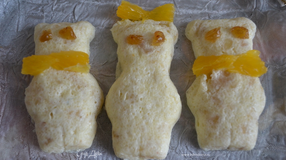 Творожная запеканка с бананом и апельсинами "Три медведя"