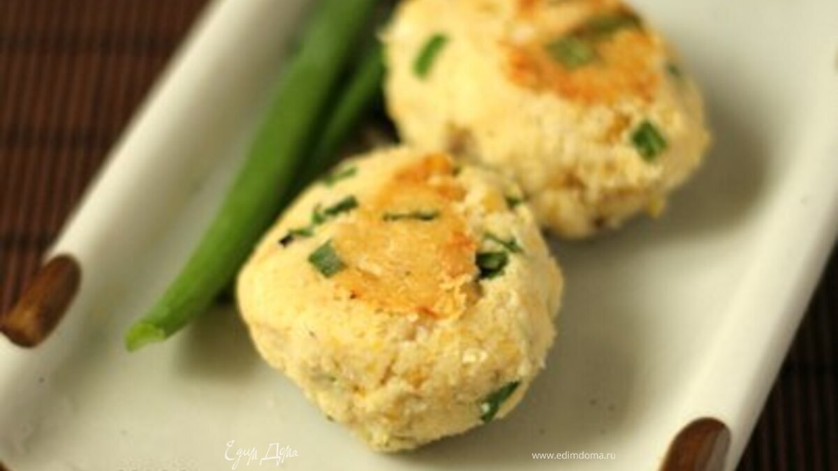 Рыбные котлеты с нутом