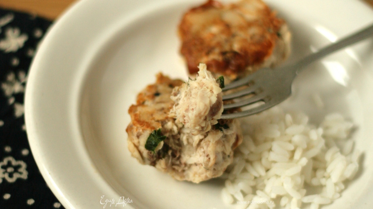 Котлеты из запеченной рыбы